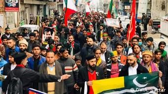 Pakistan | Demonstration Kaschmirische Nationalisten (DW/A. Sattar)