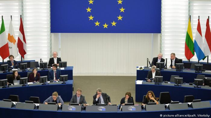Frankreich Europäisches Parlament in Straßburg (picture-alliance/dpa/A. Vitvitsky)