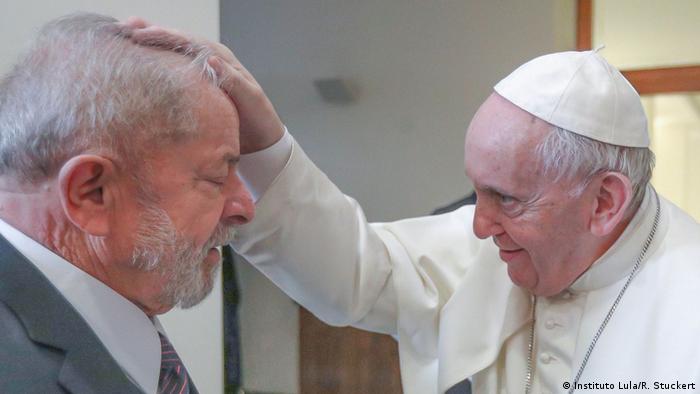 Treffen von Lula mit dem Papst Franziskus im Vatikan (Instituto Lula/R. Stuckert)