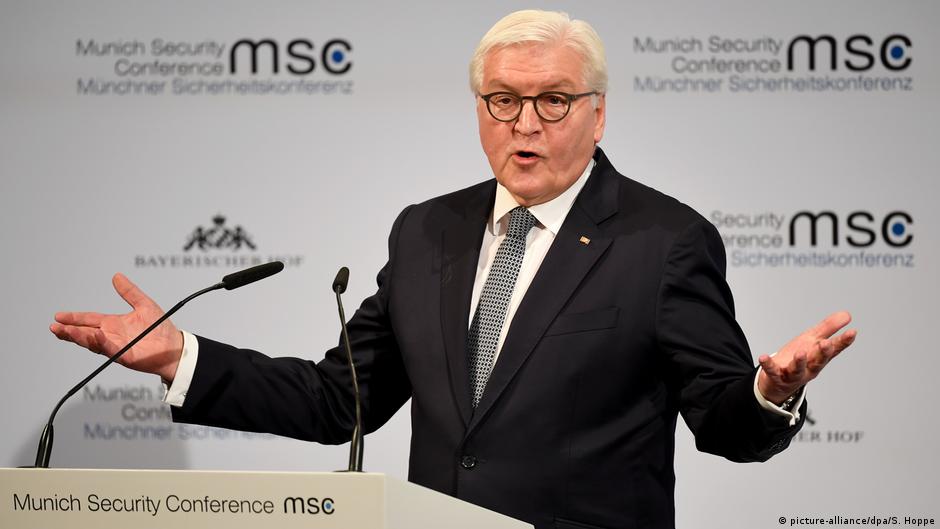 施泰因邁爾在2020年慕尼黑安全會議上發言