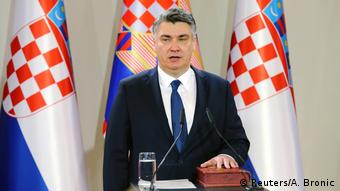 Νουθεσίες από τον νέο πρόεδρο της Κροατίας Ζόραν Μιλάνοβιτς