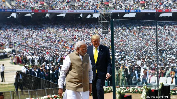 Trump and Modi in India (Getty Images/AFP/M. Ngan)