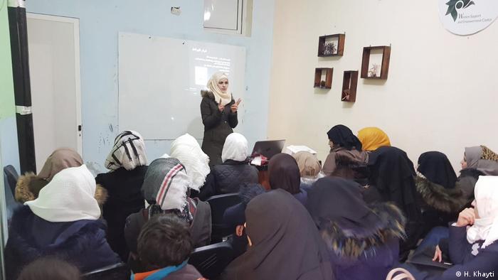 Syrien | Huda Khayti und ihr Team im Frauenzentrum Idlib (H. Khayti)