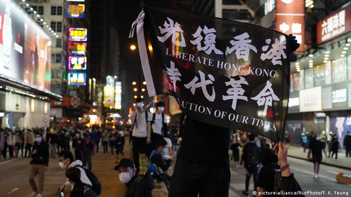 Protest gegen die Regierung in Hongkong (picture-alliance/NurPhoto/Y. K. Yeung)
