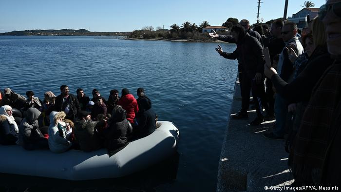 BG Flüchtlingskrise Griechenland/Türkei (Getty Images/AFP/A. Messinis)