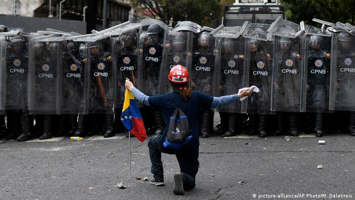 Protestas en Caracas. (10.03.2020).