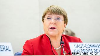 Schweiz Genf UN | Michelle Bachelet (UN/Violaine Martin)