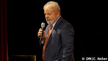 Berlin: Ex-Präsident Brasiliens Luiz Inácio Lula da Silva hält eine Rede