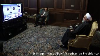 Iran Präsident Rohani: Keine Ausgangssperre im Land wegen der Corona-Krise (Imago-Images/ZUMA Wire/Iranian Presidency)