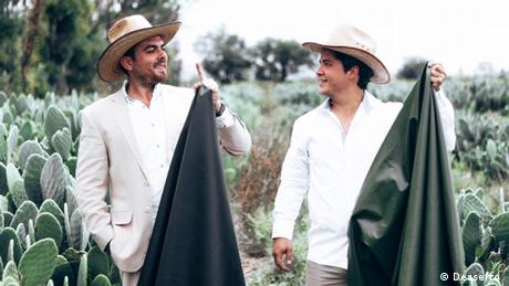 World’s first vegan leather created by two Mexican entrepreneurs, Adrian Lopez Velarde and Marte Cazarez