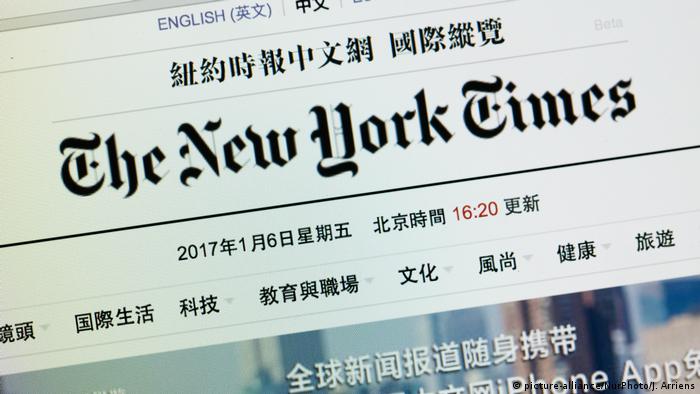 The New York Times - China (picture-alliance/NurPhoto/J. Arriens)