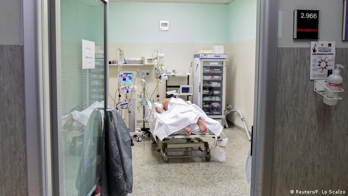 Coronavirus in Italien Cremona Patient in Krankenhaus (Reuters/F. Lo Scalzo)