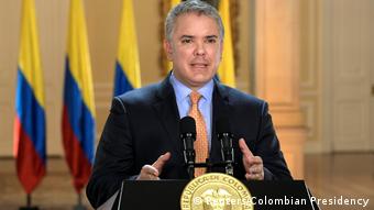 Kolumbien Präsident Ivan Duque (Reuters/Colombian Presidency)