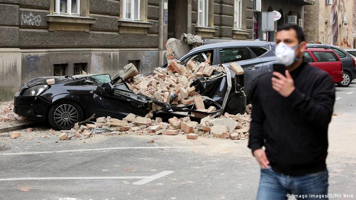 Kroatien Schwerstes Erdbeben seit mehr als hundert Jahren erschüttert Zagreb (imago images/ZUMA Wire)