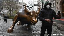 El toro, símbolo de la Bolsa, aquí en la de Nueva York.