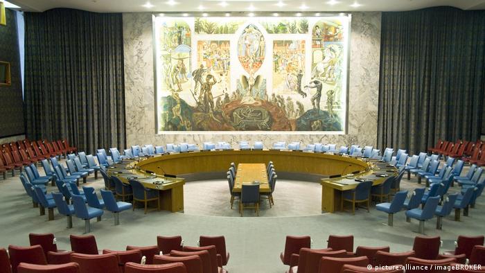 USA | Leerer Saal des UN-Sicherheitsrat (picture-alliance / imageBROKER)