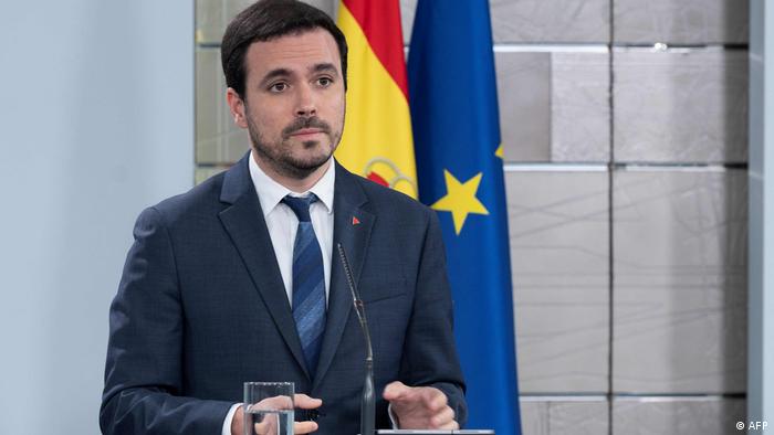 Spaniens Verbraucherschutzminister Alberto Garzon (AFP)