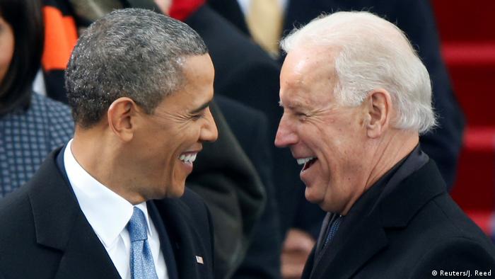 USA Präsident Obama und Vizepräsident Biden (Reuters/J. Reed)
