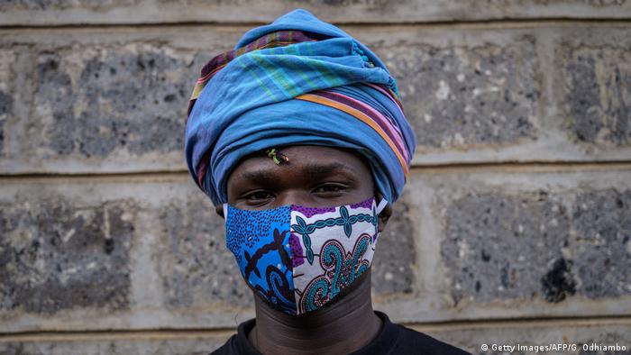 Fashion Gesichtsmaske Kenia Nairobi (Getty Images/AFP/G. Odhiambo)