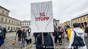 Διαδήλωση στο Μόναχο κατά του δικτύου 5G