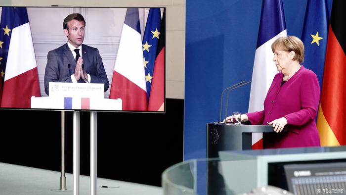 EU Merkel und Macron | Aufbauprogramm für Europa (REUTERS)
