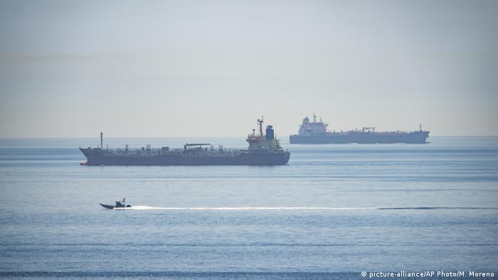 Straße von Gibraltar Iranischer Öltanker Clavel (picture-alliance/AP Photo/M. Moreno)