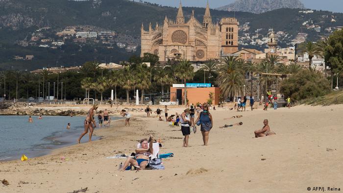 Beach in Palma de Mallorca, Spain (AFP/J. Reina)