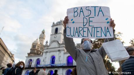 Argentinien | Protest gegen Quarantäne in Buenos Aires (Getty Images )