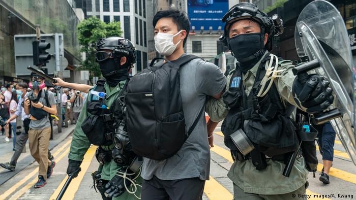 Hongkong Protest Sicherheitsgesetz (Getty Images/A. Kwang)
