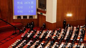 China Nationaler Volkskongress | Abstimmung Sicherheitsgesetz Hongkong (Reuters/CG Rawlins)