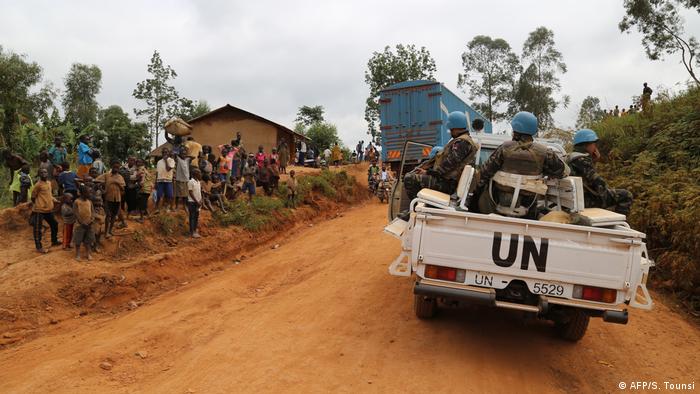 UN peacekeepers patrol a conflict-torn territory in DR Congo (AFP/S. Tounsi)