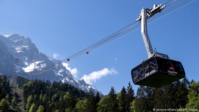 Zugspitze Cable car (picture-alliance/dpa/S. Hoppe)