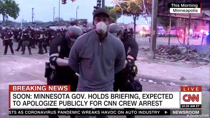 CNN reporter arrested live on air
