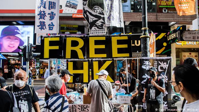 Hongkong | Gedenken an das Tian’anmen-Massaker (Getty Images/AFP/A. Wallace)