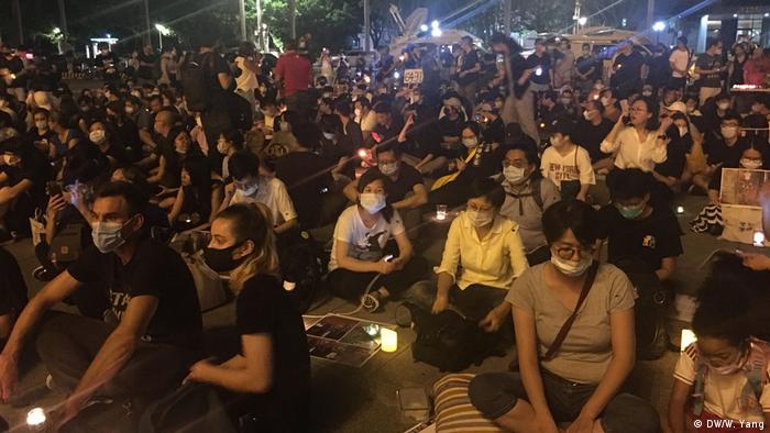 Taiwan protest (DW/W. Yang)