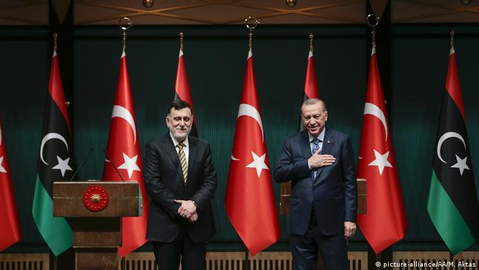 Ankara soutient le Gouvernement d'union libyen (GNA) de Fayez al-Sarraj, reconnu par les Nations unies.