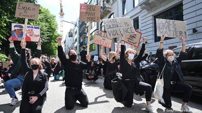 Deutschland Hamburg | Protest | George Floyd (Getty Images/S. Franklin)