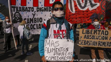 Protestas en Argentina durante la pandemia del coronavirus. (11.06.2020).