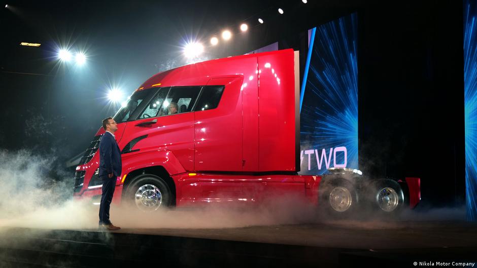 Водородный грузовик Nikola: стартап хочет повторить успех компании Tesla |  Экономика в Германии и мире: новости и ...