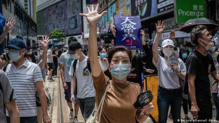 China: Proteste in Hongkong (picture-alliance/I. Abreu)