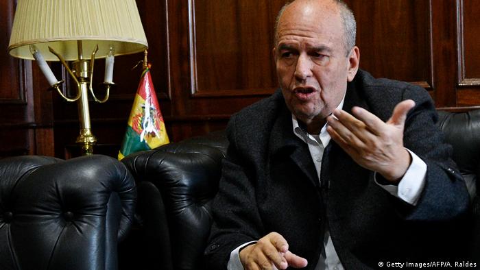 El actual ministro de Gobierno Arturo Murillo, llegó a amenazar a quienes tildó de legisladores subversivos. (Getty Images/AFP/A. Raldes)