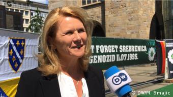 Deutschland Gedenkveranstaltungen zum Jahrestag von Srebrenica in Dortmund | Sabine Poschmann (DW/M. Smajic)