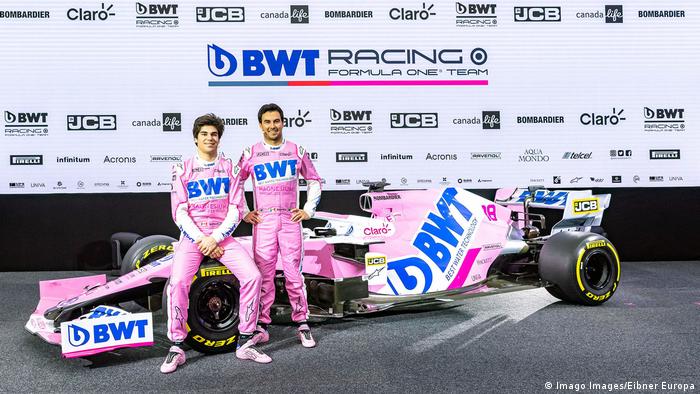 Racing Point drivers Sergio Perez and Lance Stroll (Imago Images/Eibner Europa)