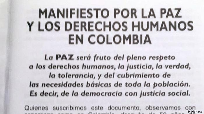 Oidhaco Menschenrechte Kolumbien (Oidhaco)