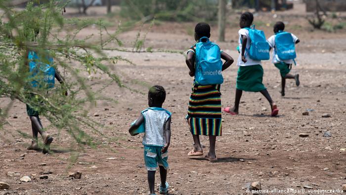 Niños refugiados en Kakuma, Kenia.