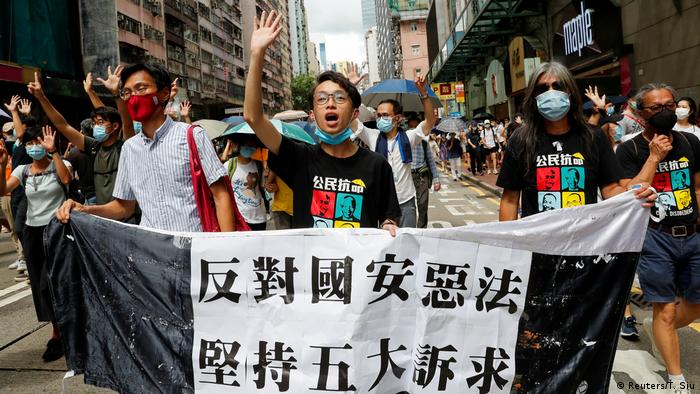 Hongkong | Proteste gegen das nationale Sicherheitsrecht (Reuters/T. Siu)
