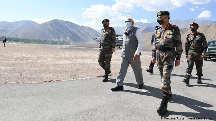 Indien Himalaya Ladakh Besuch von Narendra Modi (Reuters/Press information Bureau)
