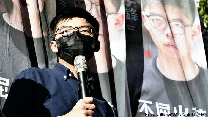 Hongkong Aktivist Joshua Wong (picture-alliance/AP/The Yomiuri Shimbun)
