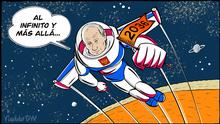 Karikatur von Vladdo Putin, ewiger Präsident.