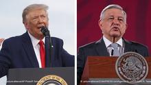 Kombobild Trump und Lopez Obrador